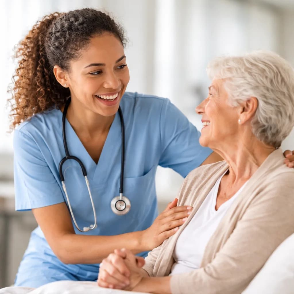 Agency-side clinician support at the bedside