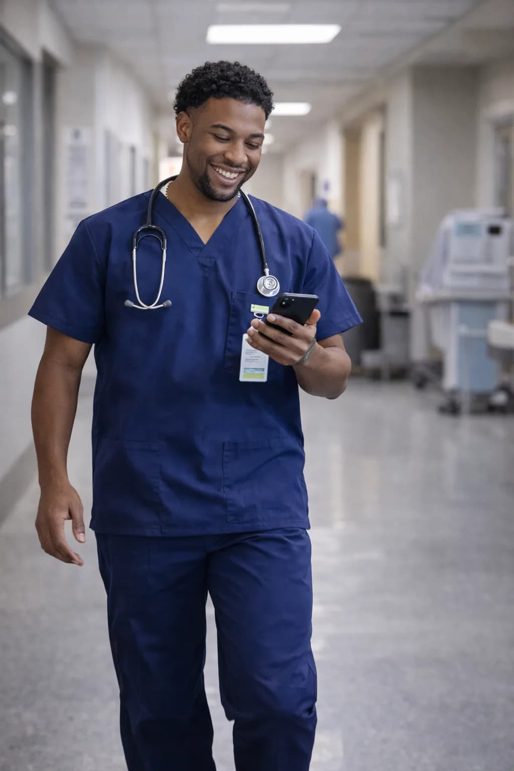 Healthcare team coordinating care and staffing operations